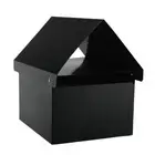 Sandleford Black Economy Crest Post Mounted Letterbox