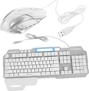 Wireless Keyboard Mouse Set Lightweight Ergonomic Design 2.4g Mini Keyboard for Gaming Pc Accessories