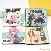 SPY×FAMILY Anime Brief Paragraph Zero Wallet Bifold Card Case Cards Bag Gift