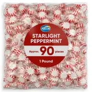Arcor Starlight Peppermint Candy Bulk - 1 Pound Approx 90 Candies - Bulk Cand...