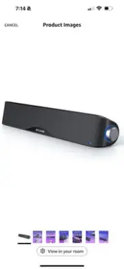 Computer Speakers, HiFi Sound Quality Computer Sound Bar, USB Powered PC Speaker