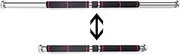 YAH Adjustable 60~100cm / 80~130cm Door Horizontal Bars Exercise Home Workout Gym Chin Up Pull Up Training Workout Bar Sport Fitness Equipments Upto 200KG Load Weight