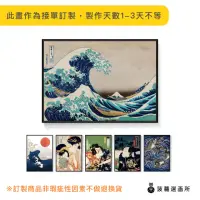 在飛比找momo購物網優惠-【菠蘿選畫所】日式浮世繪系列掛畫-42x60cm(日式浮世繪