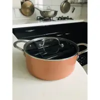 在飛比找蝦皮購物優惠-【Copper Chef】黑鑽24CM湯鍋(IH/電磁爐適用