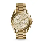 Michael Kors Goldtone Bradshaw Chronograph Watch [NEW]
