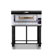 Moretti Forni P110G Single Deck Oven on Stand - 9 x 30cm Pizza - COMP P110G B/1/S-EQ