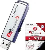 IODATA D-REF5B/LC1 Data Erasure, USB Memory Type, 1 License, for Computers, Complete Deletion, Erase Certificate, Issuance Function, PC Disposal, Purge System, ADEC Certified, Information Leakage