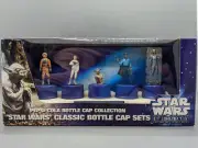 2002 #3 Star Wars Pepsi Bottle Cap Figures - Luke Leia Yoda Carbon Han Solo