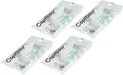 Captodor Body Wipes, 8 x 7 inches, Wet Wipes Shower on the Go, Grapefruit Scent 4 count (Pack of 1)