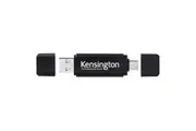 Kensington 32GB Dual USB-A USB-C Flash Drive Memory Stick File Storage Black