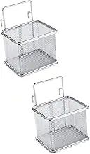 BIUDECO 2pcs Hot-Pot Strain Basket Mesh Net High-Grade Material Easy Hanging Storage