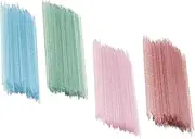 WOONEKY 400pcs Nail Art Set Dotting Stick Cuticle Stick Kit Manicure Tools for Nail Art Cleaning Supplies
