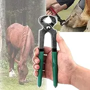 8inch Professional Horses Hoof Trimming Tools(20cm), Trimming Shears Nail Clippers, Horse Farrier Tool, Quick Cut + Non-Slip Handle, for Goats Sheep Cattle Horses,Green