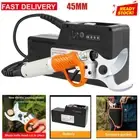 45mm Electric Pruning Shears Secateur Cordless Branch Scissors Cutters Pruner