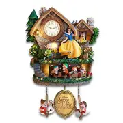 Bradford Disney Snow White & The Seven Dwarfs Clock Lights Up w/ Music & Motion
