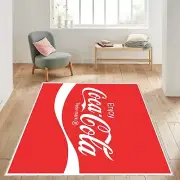 Coca Cola Rug, Drink Patterned Rug, Coca Cola