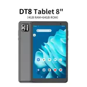 NEW 8-inch Android Tablets 8GB+64GB Dual Camera Bluetooth WIFI-Grey
