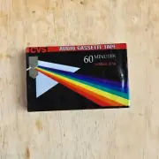 Sealed 60 Minute Normal Bias Audio Cassette Tapes CVS