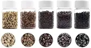 2500 pieces Seamless hair extension micro ring link beads 5mm silicone lined beads suitable for human hair extensions