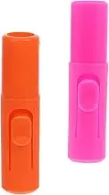 MAGICLULU 2pcs Universal Snap Lock Mop Handle Connector Quick Connect Cleaning Brush Adapter Plastic Broom Handle Accessory for Cleaning Equipment