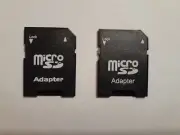 2PCs MicroSD Micro SD to SD HC SDHC Adaptor Memory Card Adapter Reader USA SHIP