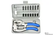 Mild Steel Power Hole Punch Kit - Sheet Metal - Hand Tool Set Heavy Duty Punch