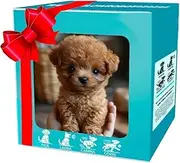 Robot Dog, 2025 New My Realistic Robotic Puppies, Adults Ai Robotic Dog, My Realistic Robot Puppy for Adults, Walking, Barking, Tail Wagging (Brown)