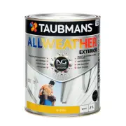 taubmans 1l white gloss all weather exterior paint