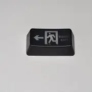 ABS Personalized Security Exit Backspace KeyCap Transparent KeyCap Spare Part