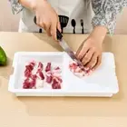 Non-slip Chopping Blocks With Storage Basket Kitchen Accessories Vegetable