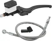 Front Brake Master Cylinder & Hose Line Compatible with Polaris Sportsman 500 335 Magnum 500 Xplorer 400 500 Xpress 400 Diesel 455 Worker 335 500 1995-2000, OEM#2050078 5131146 2050072 1930817 1930760