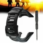 OEM Watch Band Strap For SUUNTO Ambit3 PEAK/Ambit 2/1 Soft Black Rubber