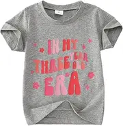 [GLIGLITTR] Toddler Baby Girl Birthday Shirt in My Two/Three/Four/Five/Six/Seven Year Old Era Birthday Outfit Bday Party Tshirt