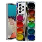 For Samsung Galaxy A23 5g A52 A53 TPU Case Cover+Glass(Brush&Palette)