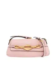 Jimmy Choo Leather Lizard Print Diamond Shoulder Bag