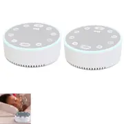 2pcs Sound Machine White Noise Sleeping Machine with Soothing Sounds Night Light for Adults Kids
