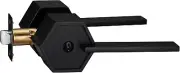 Zero Gravity Metro Series Privacy Lever Door Handle Easy to Open Locking Lever S