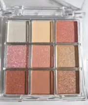 9 Colors Glitter Matte Eyeshadow Shimmer Powder Palette Makeup Kit FREE POST
