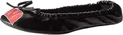 FOCO Womens Team Logo Flats with Clutch FFNCEXCLCHTLFSS-P
