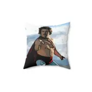 Spun Polyester Square Pillow ~Nacho Libre~ Nacho~