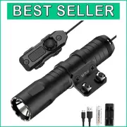 High Performance Waterproof Tactical Flashlight with Remote Switch Included