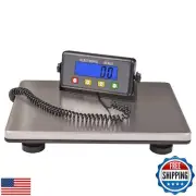 Large Platform Heavy Duty Shipping Scale(15.3”x11.8”), 440lbs High Accurate D