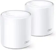 TP-Link Deco AX1800 Whole Home Mesh Wi-Fi 6, Wireless, Up to 370 Sqm, Parental Control, Seamless AI Roaming, WPA3 Security, Easy Setup, App Control, Gaming & Streaming, Smart Home (Deco X20(2-pack))
