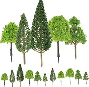 30pcs DIY Simulated Tree Decorations Desktop Sand Table Tree Ornament DIY Model Decor