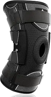 NEENCA Professional Hinged Knee Brace, Medical Knee Support with Removable Dual Side Stabilizers for Knee Pain, Arthritis, Meniscus Tear, Swollen, Injury Recovery, Joint Pain Relief, ACL. Men & Women