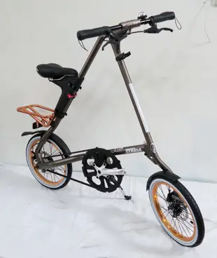 小哲居 2022 STRIDA 速立達 5.0 全車架EN管材 16吋輪 霧咖啡 2個顏色 8大升級 三角形單車