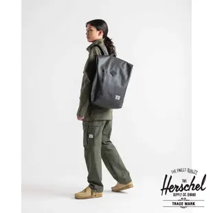 Herschel Roll Top Backpack【11194】黑 包包 豬鼻子 後背包 捲頂包 素面包