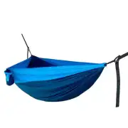 Hidden Wild Double Travel Hammock with Carry Bag , Blue - Free Shipping