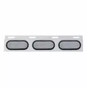 United Pacific 63711 Mud Flap Hanger Mud Flap Plate, Top, Stainless, With