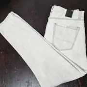 Quicksilver Jeans Mens Slim Fit Size 30 Grey Fade Denim Slight Distress NWT $100